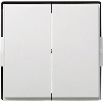 Simon 2705026-030 - Tecla Doble Blanca S.27 Scudo