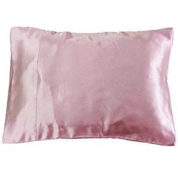 Lilysilk 19 Momme Pack x 2 Fundas De Almohada De seda natural De Cuna Rosa Rosado 34x46cm