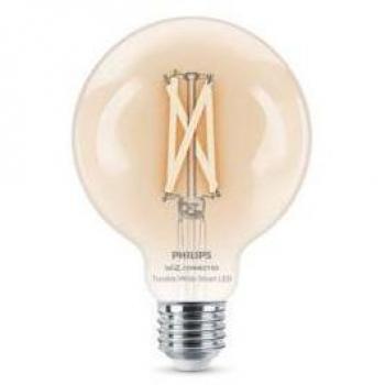 Bombilla LED Inteligente G95 E27 7W 2700/6500K Wi-Fi/Bluetooth Filamento Transparente