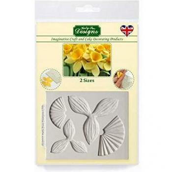 Daffodils silicona molde para decorar pasteles, cupcakes, Sugarcraft, caramelos, artesanías, tarjetas y arcilla, alimentos estándar seguro