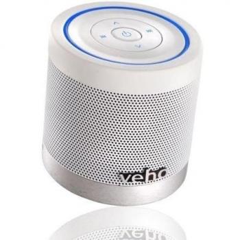 Veho VSS-747-360BT - Altavoz Bluetooth portátil con cambio de pista, blanco