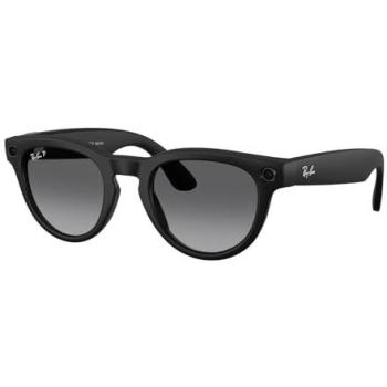 Ray-Ban Meta Headliner Gen 2 Smart Sunglasses - Matte Black with Polarized Gradient Graphite Lenses