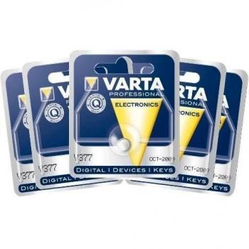 Varta 377101404 - Pilas electrónicas de botón V377