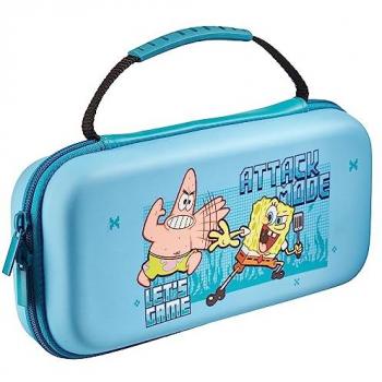 Numskull Games Estuche de Transporte Bob Esponja para Nintendo Switch - Funda de protección, diseño Nickelodeon, incluye personajes de Bob Esponja, colores vibrantes