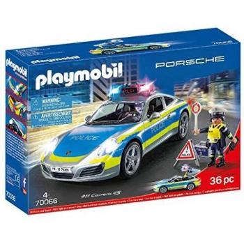 PLAYMOBIL Porsche 70066 Porsche 911 Carrera 4S Policía, A partir de 4 años