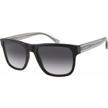 Emporio Armani EA4163 58758G 56 Men's Square Black Sunglasses