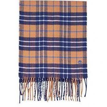 TIMBERLAND - Men's wheat tartan scarf