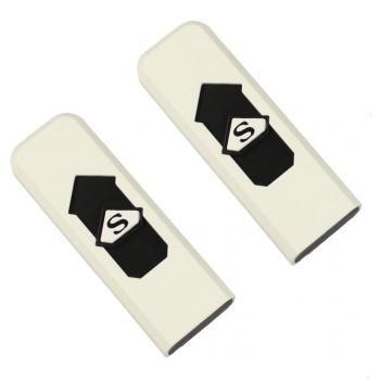 Com-four Mechero eléctrico recargable USB, resistente al viento