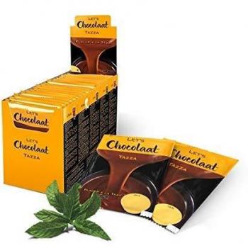 Lets Chocolaat Chocolate a la Taza,estuche 25 sobres, sabor Menta