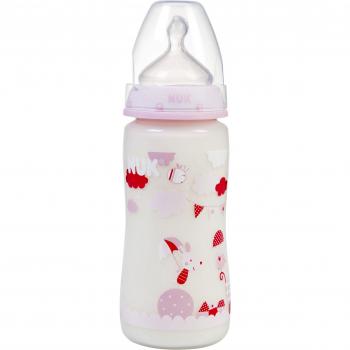 NUK First Choice 710.407 Biberón 300 ml con succión del pezón Tamaño 1 / M