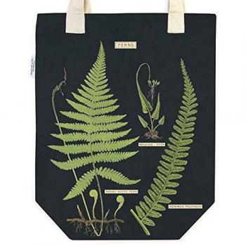 Cavallini Papers & Co. Tote Bag, Cotton, Green, OneSize