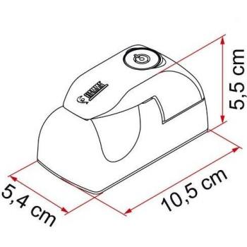 Cerradura Adicional Fiamma Kit Security Lock para Seguridad 31/46 y S