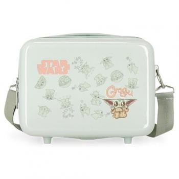 Neceser Infantil Grogu Verde Menta 9L Rígido ABS Disney Unisex