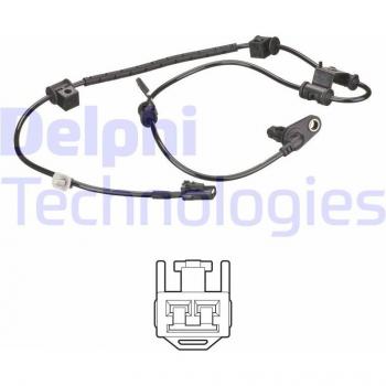 Sensor de ABS Delphi SS21039 - Sensor de velocidad, compatible con sistemas de frenos antibloqueo (ABS), alta precisión en la medición, fácil instalación, durabilidad garantizada