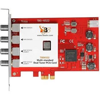 TBS6522 Multi Standard Dual Tuner PCI-e TV Tuner DVB-S / DVB-T / DVB-C