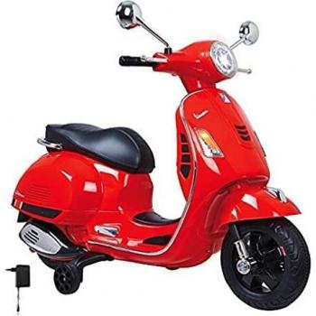 Jamara- Vespa Moto para niños, Color Rojo