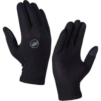 Mammut Unisex Stretch Mountain Gloves - Deep Black, Size 10