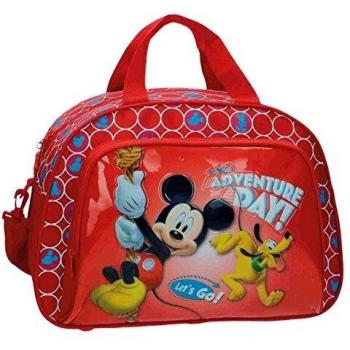 Disney Adventure Day Bolsa de Viaje, 24.64 litros, Color Rojo
