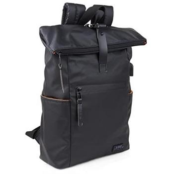 Mochila Casual Hombre Lois Jeans 317237 - Mochila Escolar Juvenil Lona Negra 40x20x25
