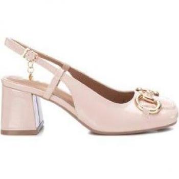 Zapato de Mujer Xti 142343 Nude con Hebilla y Tacón de 7cm