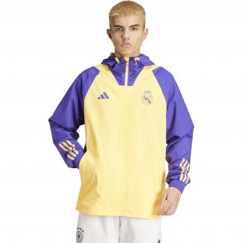 Real Madrid adidas Training All Weather Jacket - Yellow, adidas Real Madrid Tiro 23 All Weather Jacket Mens - Male - Blue - S