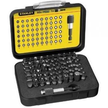 STANLEY 1-13-902 - Juego puntas destornilladores 60 piezas