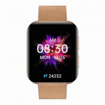 Smartwatch Garett GRC MAXX Oro Acero IP68 Pantalla AMOLED 1,78
