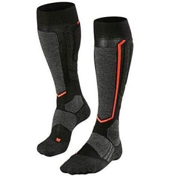Falke Calcetines de Snowboard para Mujer SB 2 para Mujer, otoño/Invierno, Mujer, Color Negro - Negro, Gris, tamaño 37-38