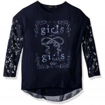 GUESS J83I22K7I10 Camiseta Chica Azul 8 A