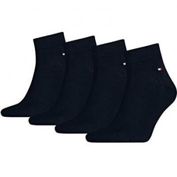 Tommy Hilfiger Men's Quarter 2P Ankle Socks, Blue