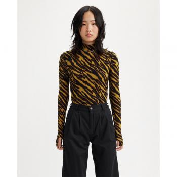 Levi's - Camiseta de mujer de manga larga y cuello alto