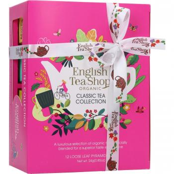 Colección Clásica de Té Orgánico en Pirámide, 12 Bolsitas (24 g)