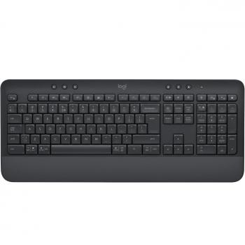 Logitech Signature K650 - Teclado Bluetooth QWERTY Internacional de EE.UU. (Grafito)