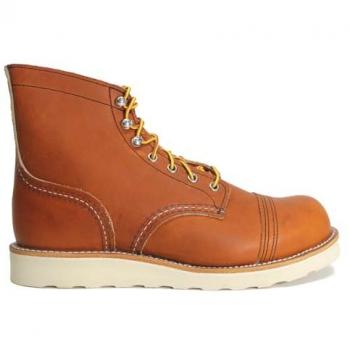 Red Wing Iron Ranger Lace-up Boots for Men - Brown Full Grain Leather - Size 11 US (Oro Legacy)