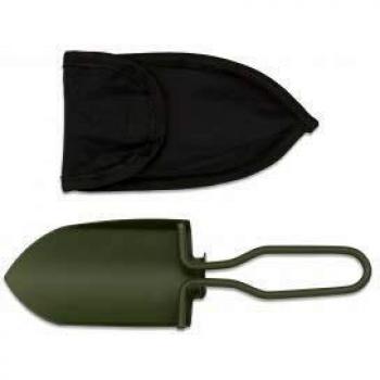 Cuchilleria Deportiva ALBAINOX 33899. Pala Plegable. Acero. Verde. 23 cm. Funda Nylon