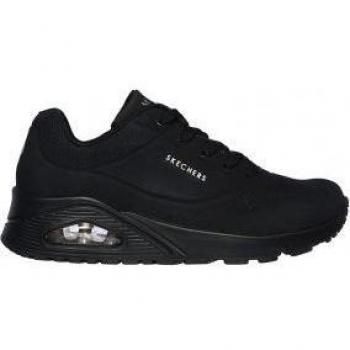 Skechers Uno - Stand on Air, Zapatillas Mujer, Negro
