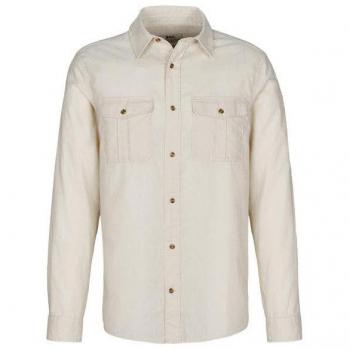 Fjällräven Ovik Men's Long Sleeve Travel Shirt - Chalk White, Large