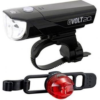CatEye Set de luces de bicicleta negro