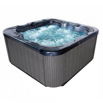 Spa exterior - Jacuzzi - Bañera de hidromasaje - Acrílico gris oscuro - SANREMO