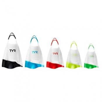 Aletas de natación TYR Hydroblade para adultos, unisex, color blanco y transparente, tamaño XL