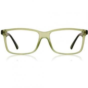 Cuadrado Montura Completa Plástico Verde Gafas Recetadas para Hombre - SmartBuy Collection