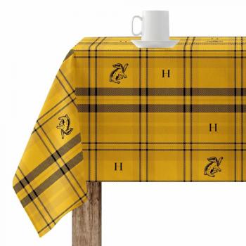 Mantel Resinato Antimanchas Hufflepuff Cuadro 140x140 cm