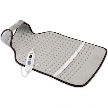 Ufesa Flexyheat NCD Complex Almohadilla Eléctrica para Cuello y Espalda, Gris, 42 x 63 cm, 100 W con 3 Niveles de Temperatura
