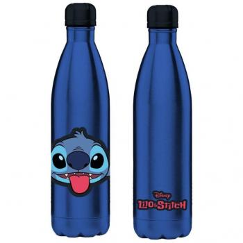 Botella de Acero Inoxidable Disney Lilo & Stitch Azul con Diseño de Stitch 500ml