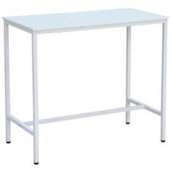 Mesa Biro Alta Rectangular Blanca - Envío Desde España