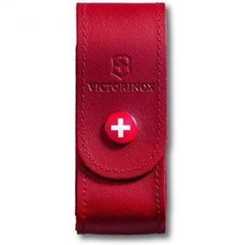 Victorinox V4.0520.1B1 Funda Piel Blister, Rojo, S