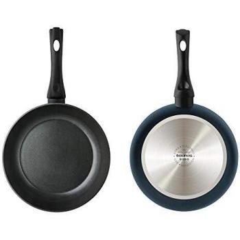 Taurus Active Classic Sartén de Aluminio Antiadherente, Apta para vitro, Electric, Gas y Full Induction, Libre de PFOA, Mango ergonómico, Multicolor, 28 cm