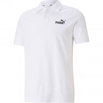 PUMA Essential Pique Polo Shirt - Men's Regular Fit - White - XXL
