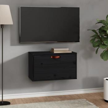 Colgante negro 60x30x35 cm madera maciza de pino