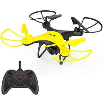 Phoenix Technologies - Drone hawk-x35 con Cámara 360p wifi 6 Ejes Hovering FPV Auto despegue y aterrizaje LEDs 3 velocidades